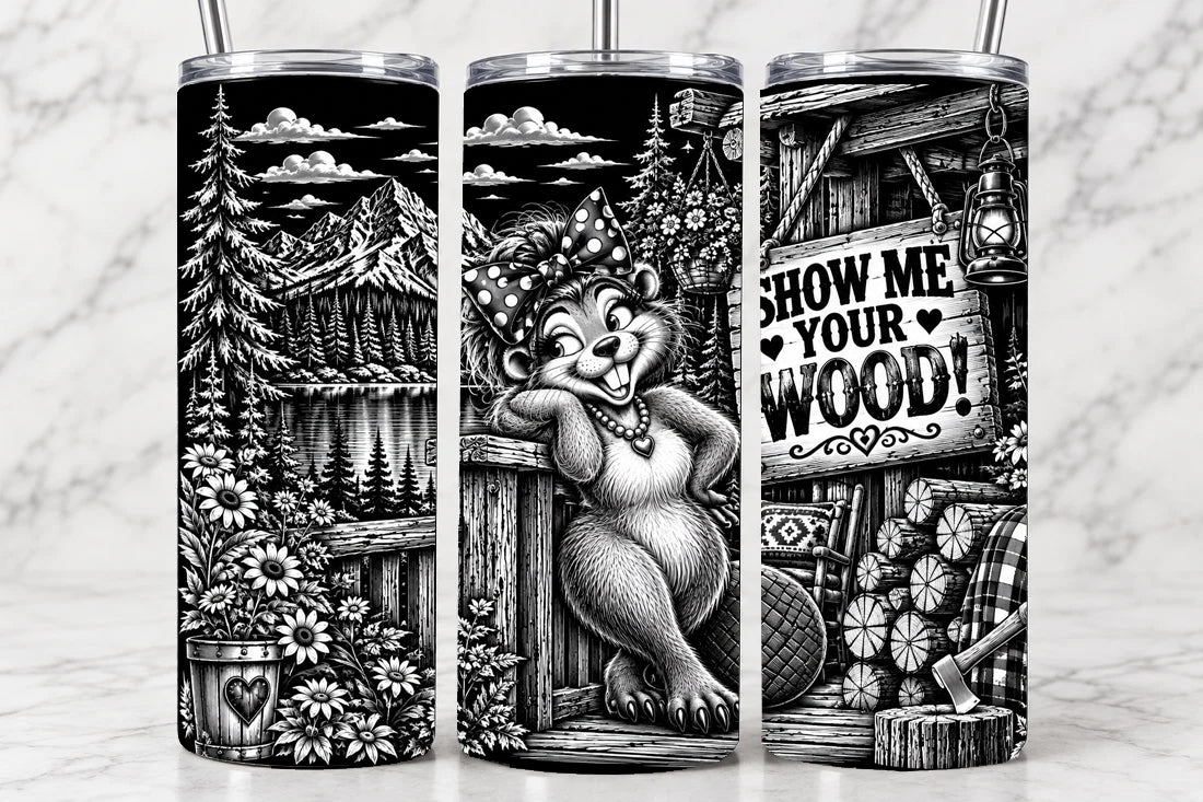 Show Me Your Wood 20oz Laser Engraved Tumbler